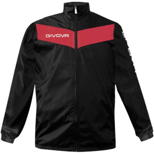 Kurtka givova rain scudo czarno-czerwona rj005 1012