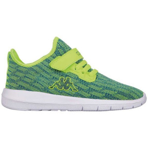 Buty dla dzieci kappa gizeh limonkowo-niebieskie 260597k 3360