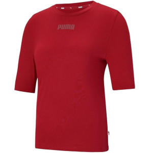 Koszulka damska puma modern basics tee czerwona 585929 22