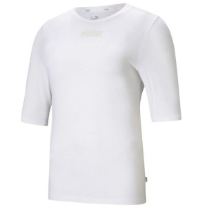 Koszulka damska puma modern basics tee biała 585929 02
