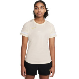 Koszulka damska nike nk df academy 21 top ss beżowa cv2627 113