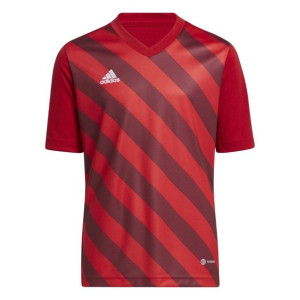 Koszulka dla dzieci adidas entrada 22 graphic jersey czerwona h58983