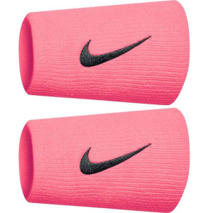 Frotki na nadgarstek nike swoosh wristbands różowe 2 szt. n1586677os