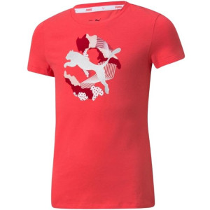 Koszulka dla dzieci puma alpha tee g różowa 589228 35