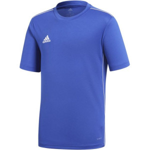 Koszulka dla dzieci adidas core 18 training jersey junior niebieska cv3495