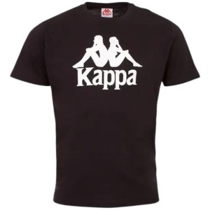 Koszulka dla dzieci kappa caspar czarna 303910j 19-4006