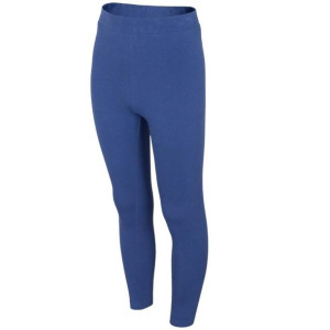 Legginsy dla dziewczynki 4f niebieskie hjl22 jleg001 33s