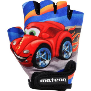 Rękawiczki rowerowe meteor kids auto cm jr 23383-23385