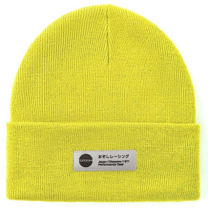 Czapka ozoshi haichi cuffed beanie limonka owh20rcfb005