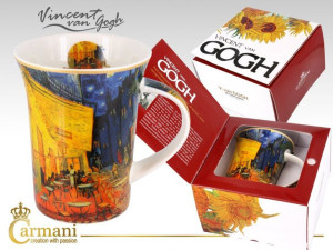 Kubek - V. van Gogh, Taras kawiarni w nocy (CARMANI)