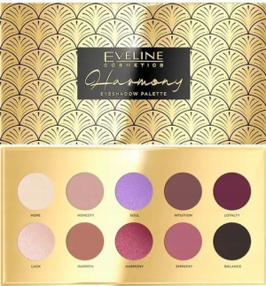 Eveline Paleta 10 Cieni do powiek Harmony 10g