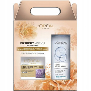 L'oreal Paris EKSPERT WIEKU 60+ krem + plyn zestaw