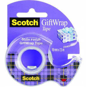 SCOTCH Taśma do prezentów 19mmx6m z podajnikiem