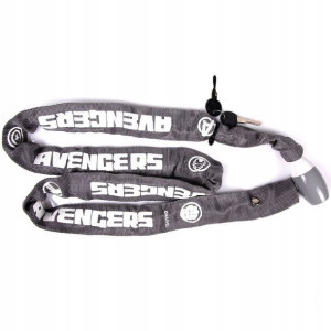 Blokada rowerowa łańcuchowa 2xKLUCZ AVENGERS