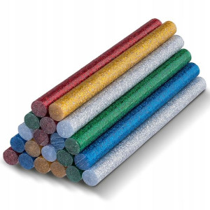PARKSIDE Klej do pistoletu 7mm 20x 100mm Brokatowe