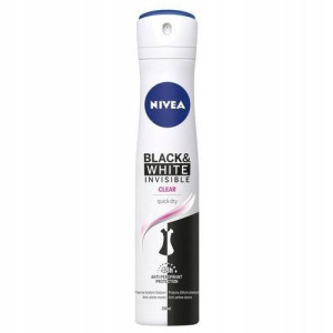 NIVEA Black&White Invisible Clear Dezod 200ml