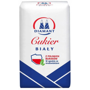 DIAMANT Cukier Biały 1kg Polski