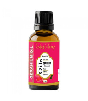 Naturalny Olejek Eteryczny Z Geranium, 15 Ml, Indus Valley