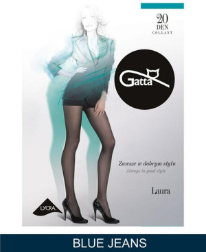 GATTA LAURA 20 Rajstopy damskie wz.00/5-XL/Blu Jeans