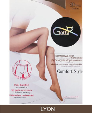 GATTA COMFORT STYLE Rajstopy 20 DEN 5-XL/ Lyon