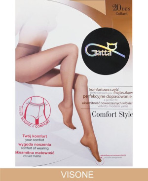 GATTA COMFORT STYLE Rajstopy 20 DEN 3-M / Visone