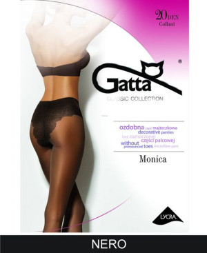 GATTA MONICA 20 Rajstopy damskie MF wz.00/2-S/Nero