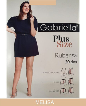 GABRIELLA RUBENSA Rajstopy 20 den 6-XXL / Melisa