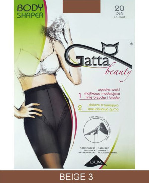 GATTA BODY SHAPER 20 Rajstopy damskie 4-L / Beige 3