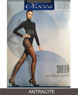 OLOCCA SHELEA 20 Rajstopy damskie 20 DEN 4-L / ANTRACITE-001