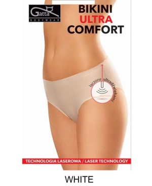 GATTA Majtki Bikini Ultra Comfort L/White