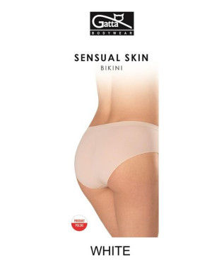 GATTA Majtki Bikini Classic Sensual Skin k.:White r.:M