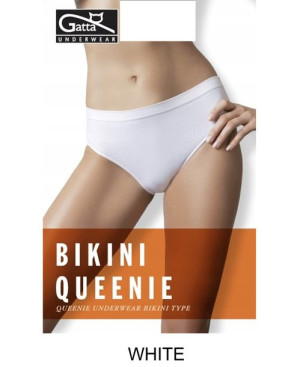 GATTA Majtki Bikini Queenie S/White