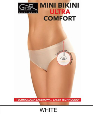 GATTA Majtki Mini Bikini Ultra Comfort M/White