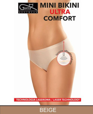 GATTA Majtki Mini Bikini Ultra Comfort XL/Beige