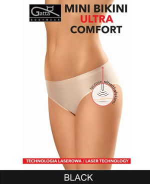 GATTA Majtki Mini Bikini Ultra Comfort S/Black