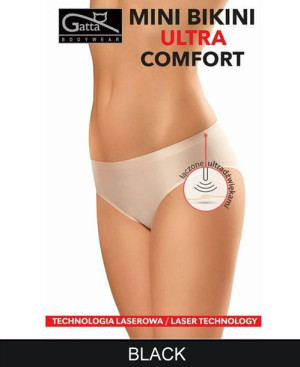 GATTA Majtki Mini Bikini Ultra Comfort M/Black