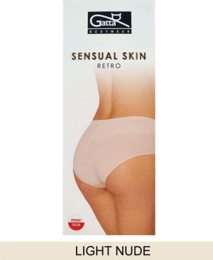 GATTA Majtki Retro Sensual Skin k.:Light Nude 2 r.:L
