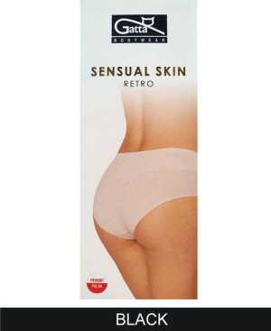 GATTA Majtki Retro Sensual Skin k.:Black r.:L