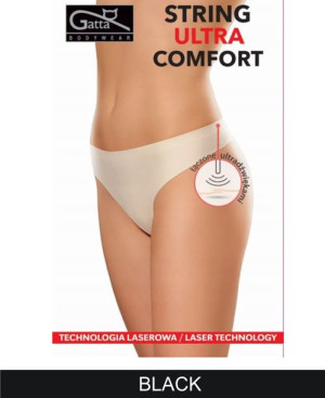 GATTA Majtki String Ultra Comfort L/Black