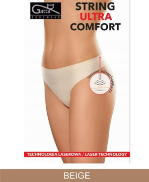 GATTA Majtki String Ultra Comfort XS/Beige