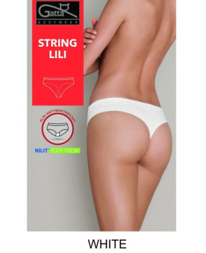 GATTA Majtki String Lili M/White