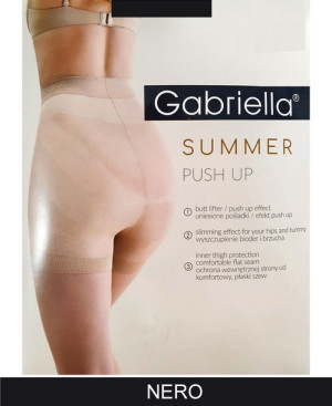 GABRIELLA Summer Push Up Majtki 50 DEN 3-M NERO