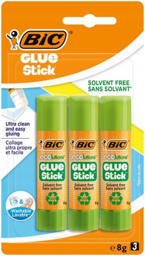 BIC Glue Stick Klej w sztyfcie 3x 8g