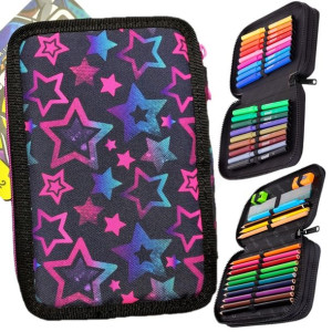 CoolPack Jumper 2 Piórnik szkolny podwójny z wyposażeniem STARS