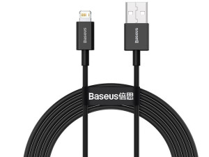 BASEUS Kabel USB Lightning iPhone 2,0m Superior Series 2.4A (CALYS-C01) Bla