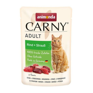 Animonda Carny Wołowina&Struś Karma Mokra Dla Kota 85 g