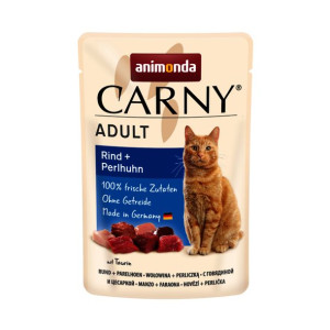 Animonda Carny Wołowina & Perliczka Karma Dla Kota 85 g