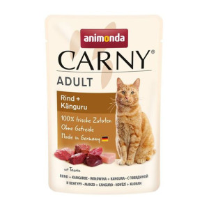 Animonda Carny Wołowina & Kangur Karma Dla Kota 85 g