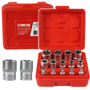 Zestaw Klucz Kluczy Nasadowych Torx 14pcs E4-e24