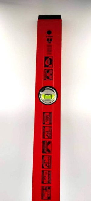 Stalco Poziomn. 80cm Czerw. Perfect S-65080